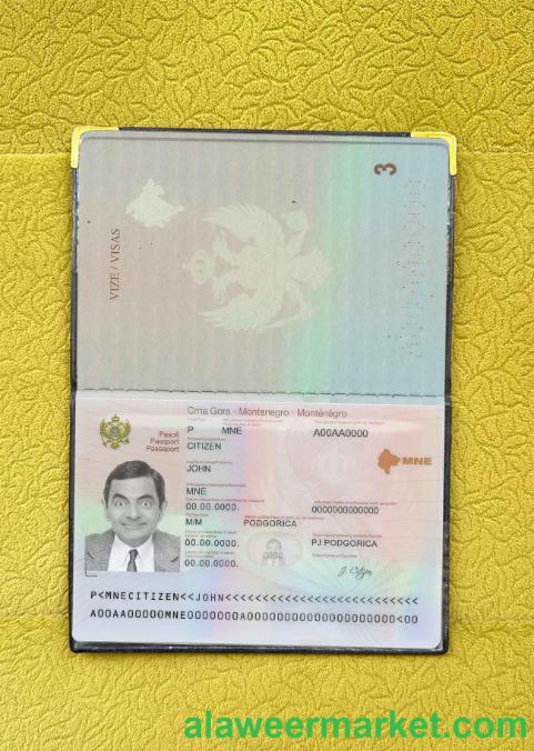 Montenegro passport photo look
